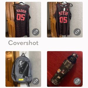 SITH VADER 05 Dress 5X+Star Wars Battlefront Vader🎒+8oz Vader Bubbles